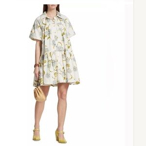 EN SAISON  Sage Blue Jayla Shirt Dress